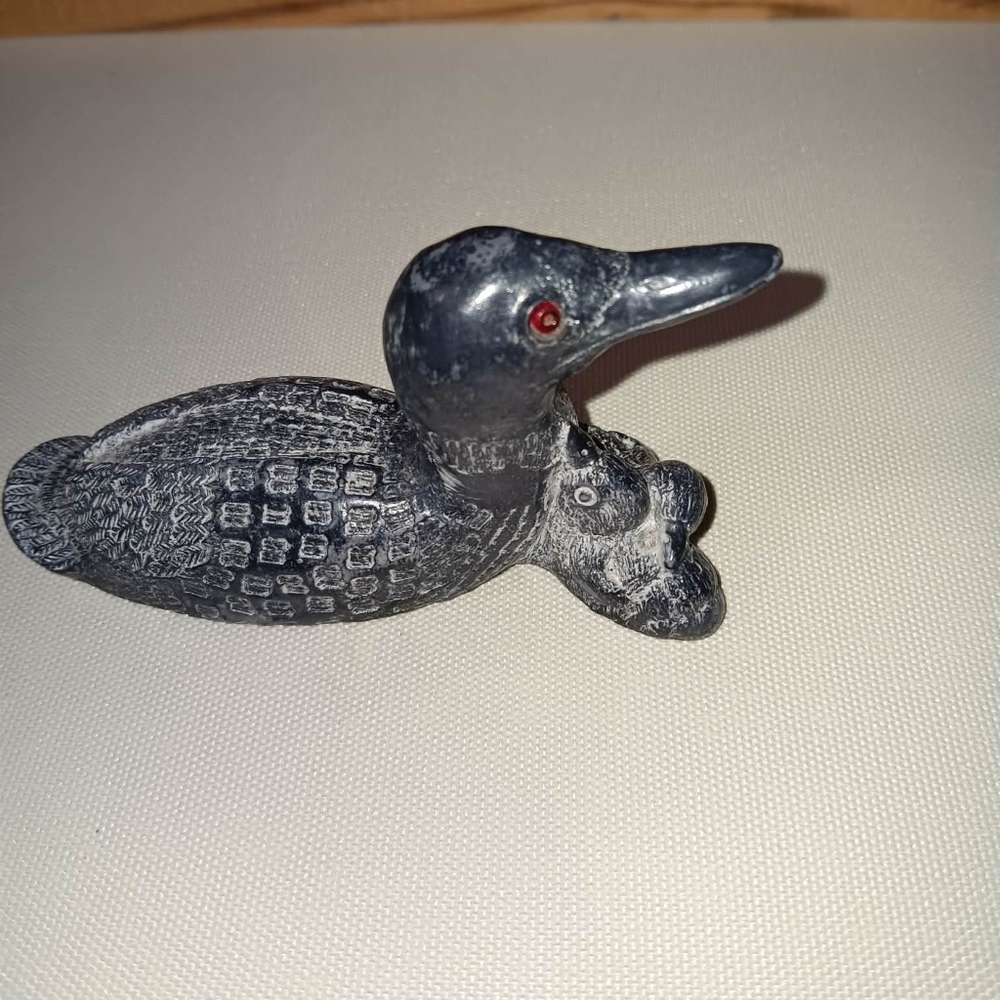 Gray Bird Figurine
